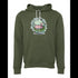 Cartoon Hippo Bella canvas hoodie 3719